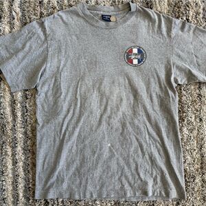 Vintage Stussy “Built In USA Made For The World” T-Shirt Gray Single Stitch USA